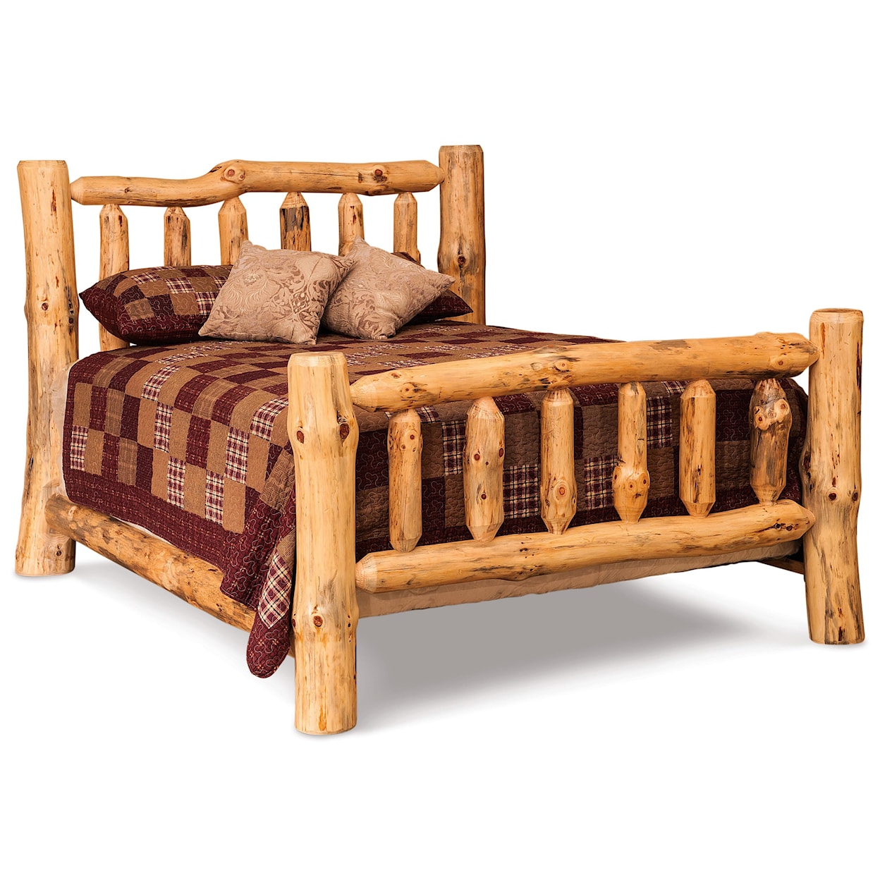 Fireside Log Furniture Log Bedroom King Log Bed