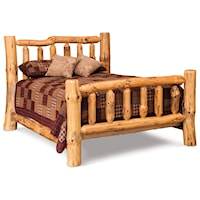 King Log Bed