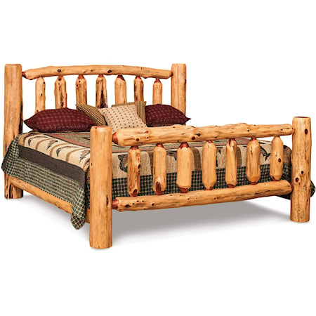 King Log Bed