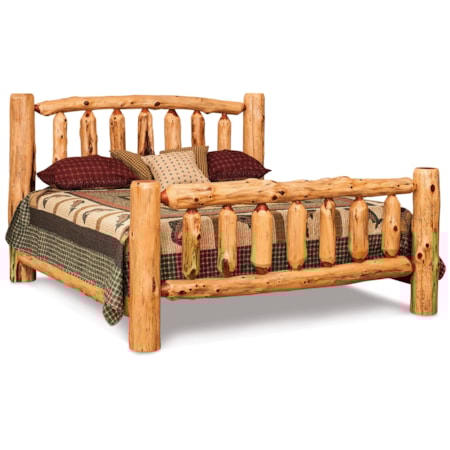 King Log Bed