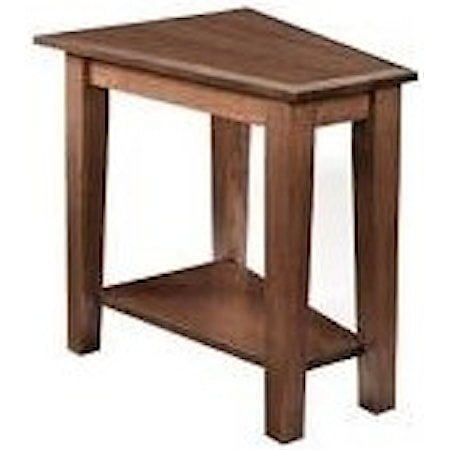 Wedge End Table