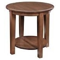 24" Round End Table