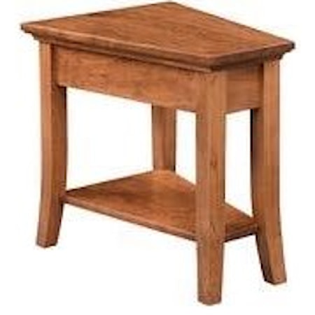 Wedge End Table