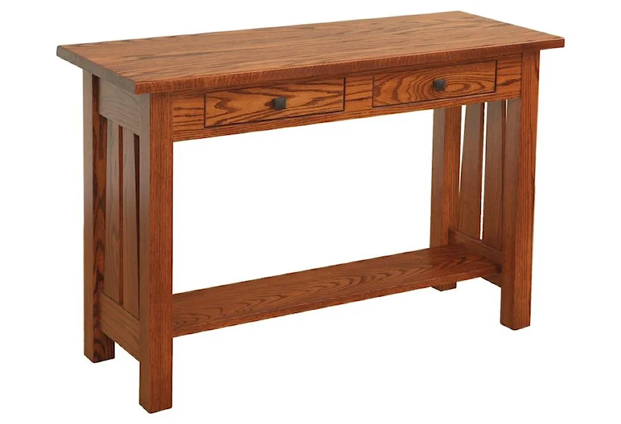 Canted Mission Sofa Table by Hopewood at Wayside Furniture & Mattress