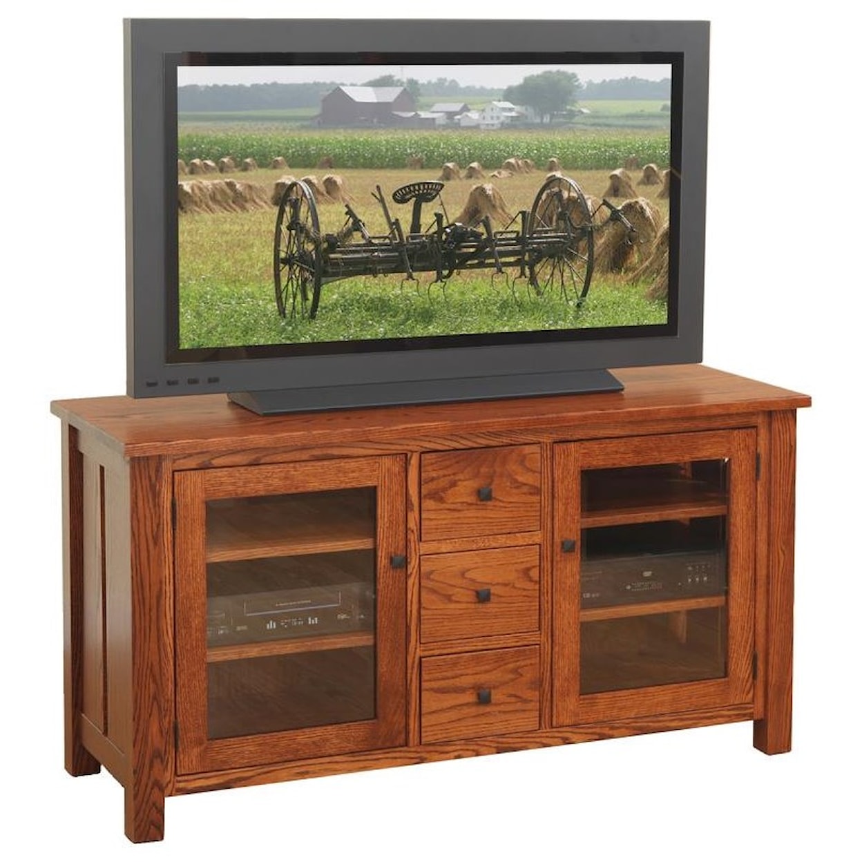 Hopewood Canted Mission 56" TV Console