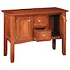 Hopewood Garnet Hill Enclosed Sofa Table