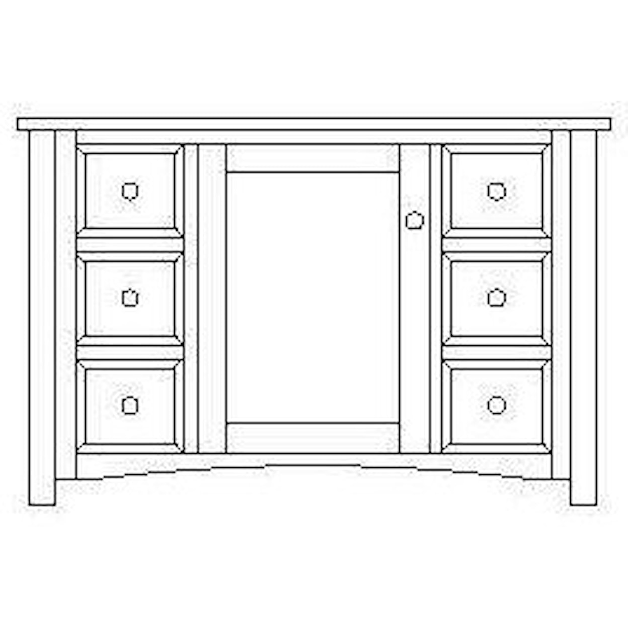 Hopewood Garnet Hill 56" Corner TV Console