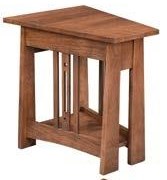 Wedge End Table