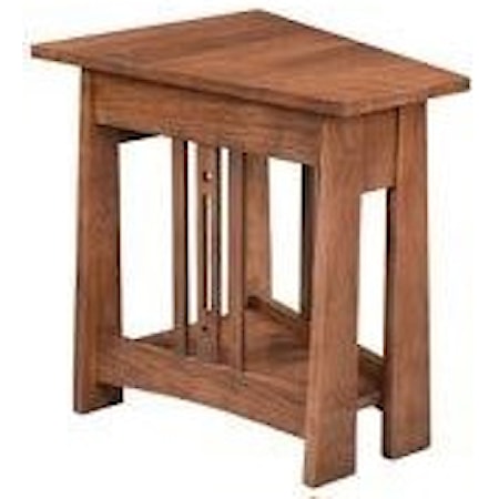 Wedge End Table