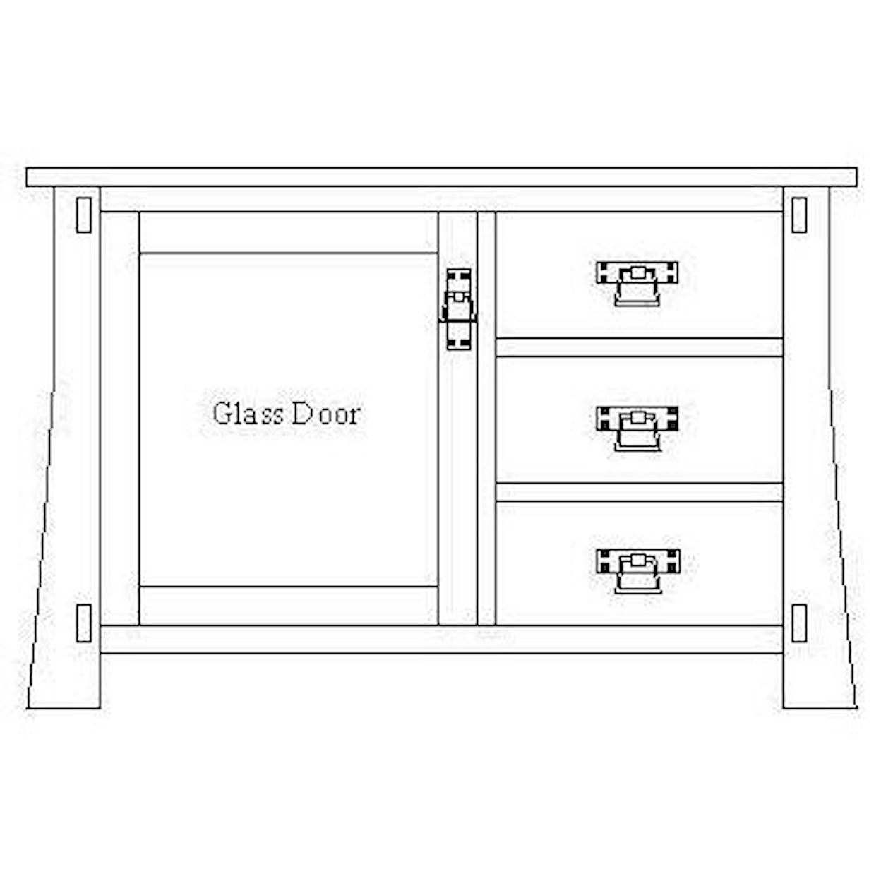 Hopewood Monterey 56" TV Console