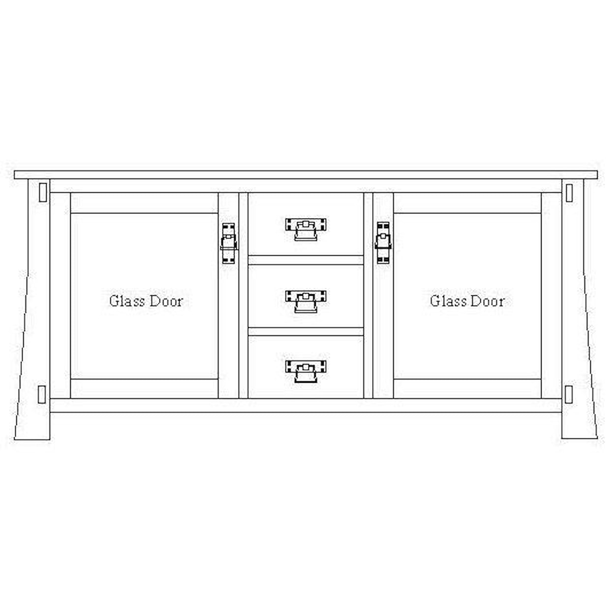 Hopewood Monterey 56" TV Console