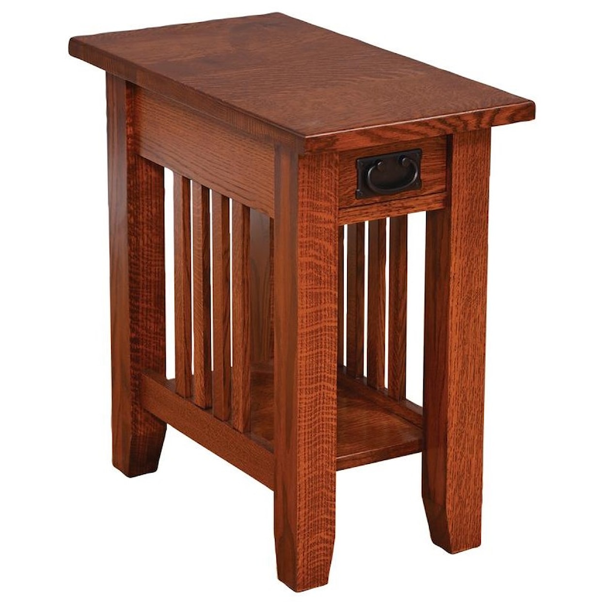 Hopewood Old World Mission Chairside Table