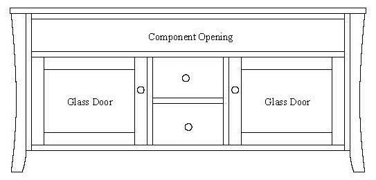 Hopewood Riviera 56" TV Console