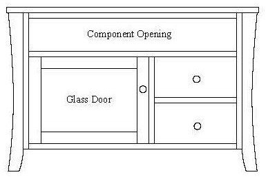 Hopewood Riviera 56" TV Console