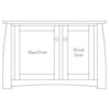 Hopewood Sonoma 56" TV Console