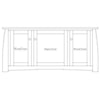 Hopewood Sonoma 56" TV Console