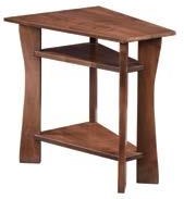 Wedge End Table