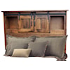 Wayside Custom Furniture Bear Creek Queen Bookcase Storage Bed
