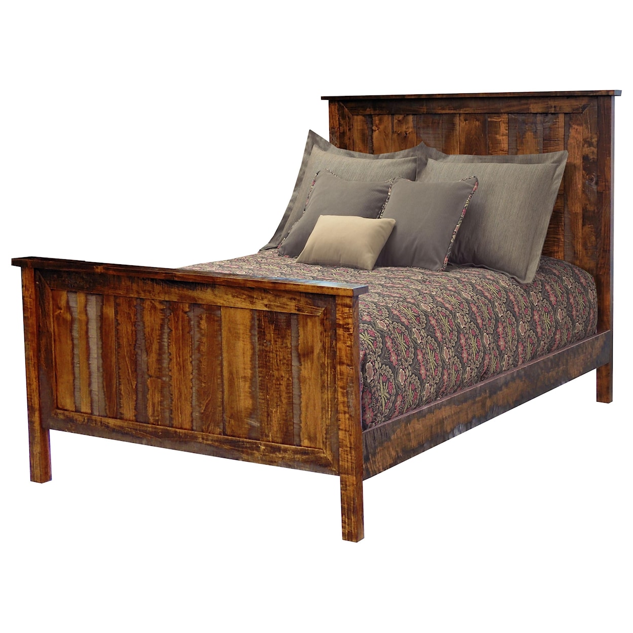Wayside Custom Furniture Bear Creek King Panel Bed