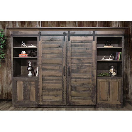 Barn Door Entertainment Center