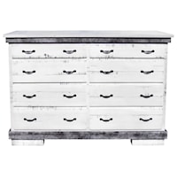 8 Drawer Mule Dresser