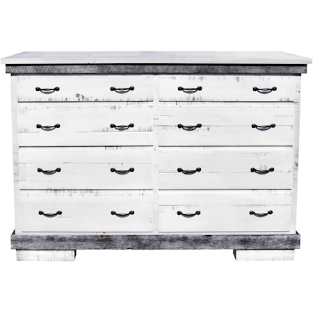 8 Drawer Mule Dresser