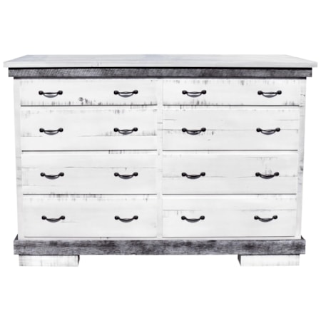 8 Drawer Mule Dresser