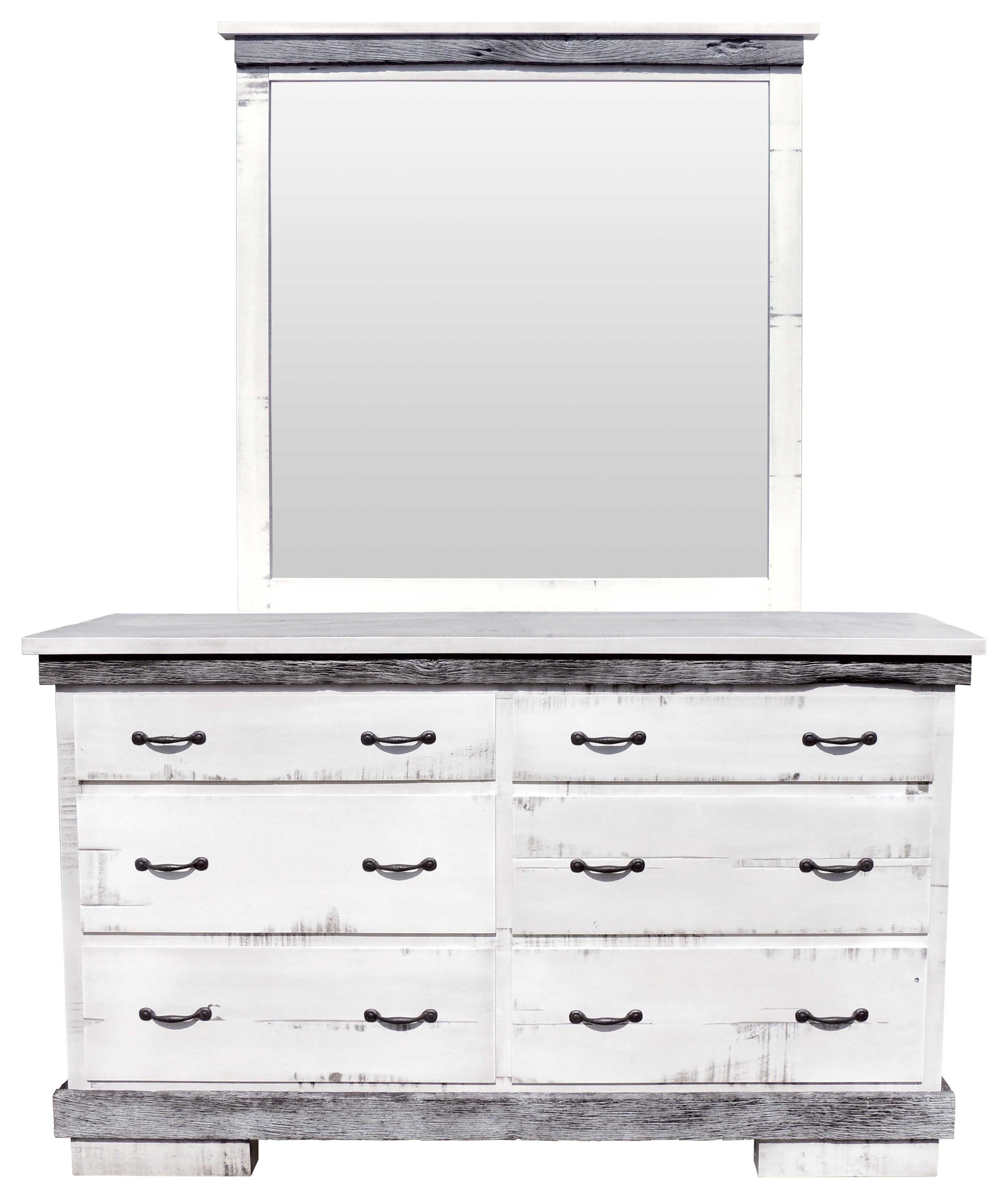 6 Drawer Dresser &amp; Mirror