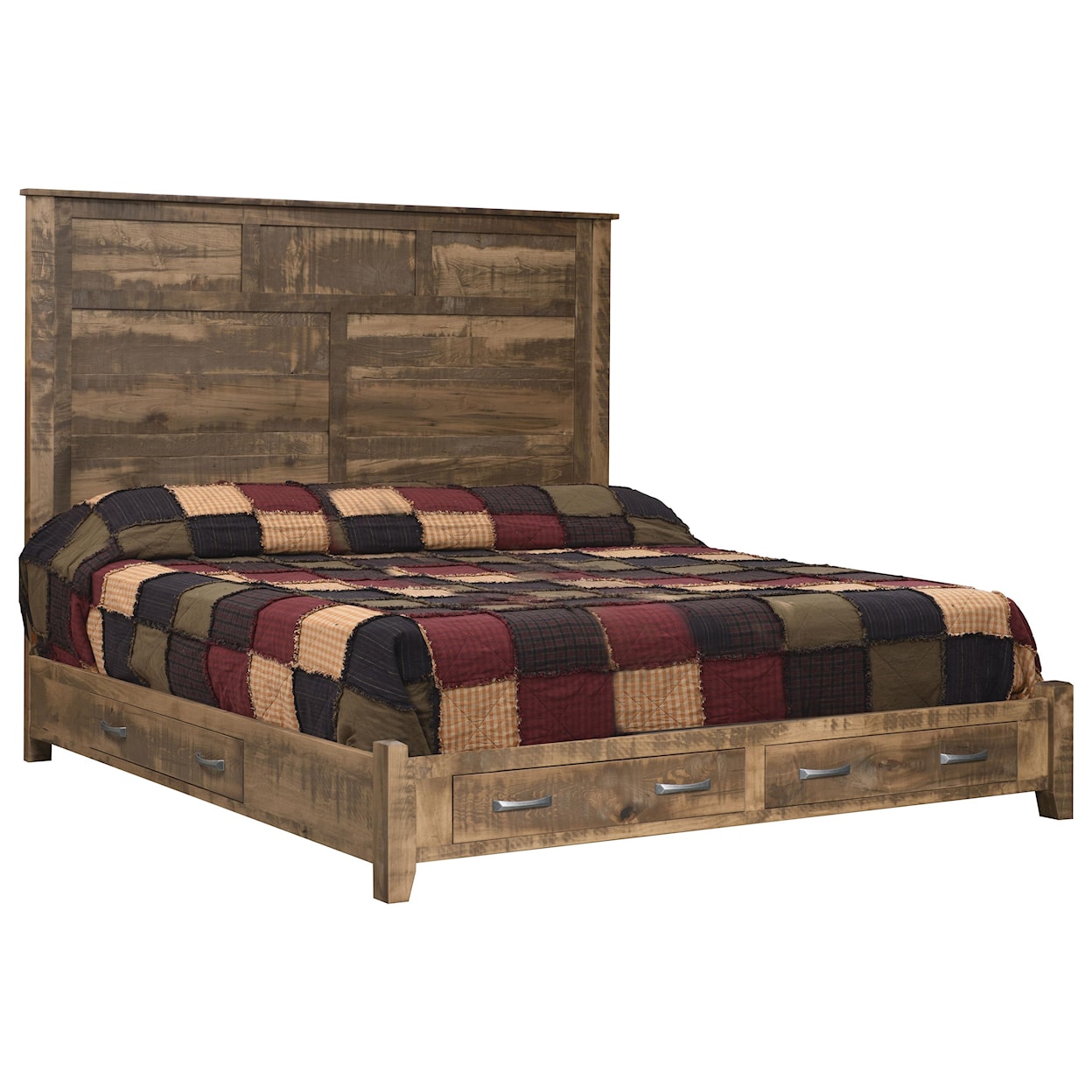 Wayside Custom Furniture Carson King Storage Bed