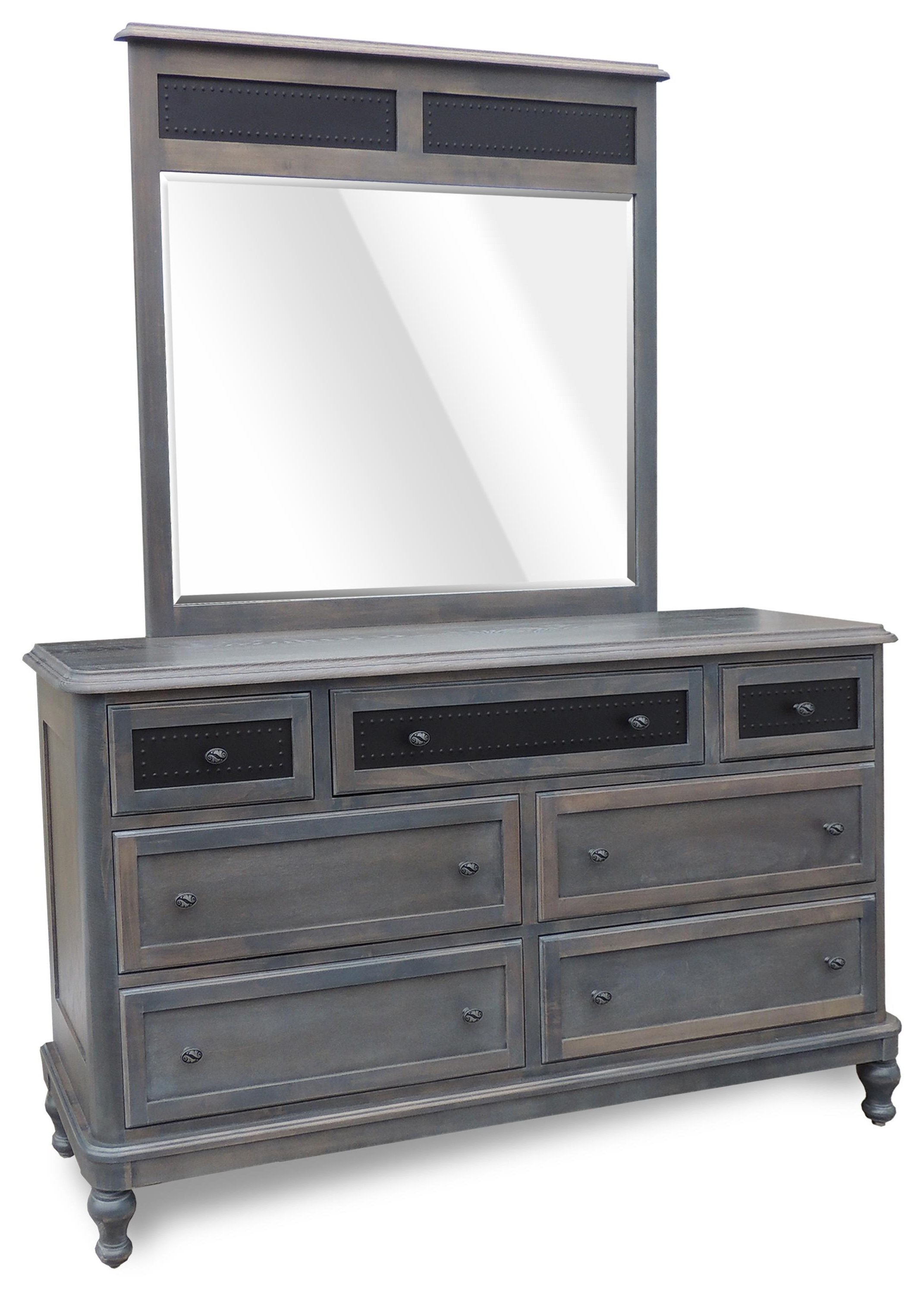 7 Drawer Dresser &amp; Mirror