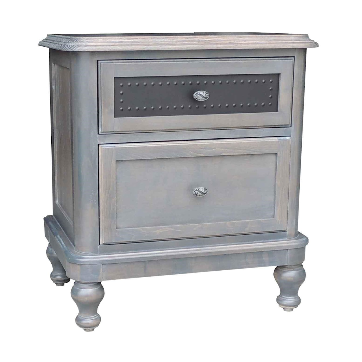 Wayside Custom Furniture Tribecca 2 Drawer Night Stand