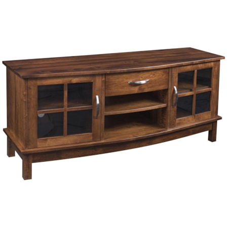60" Arched Bow TV Stand
