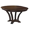 Wayside Custom Furniture Kountry Knob Acadia Single Pedestal Table