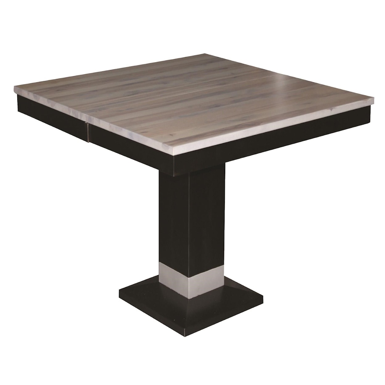 Wayside Custom Furniture Kountry Knob Alcoe Single Pedestal Table