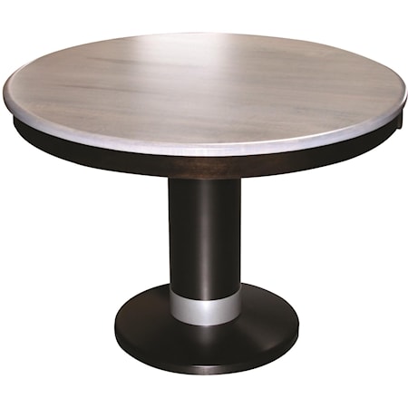 Alcoe Round Single Pedestal Table