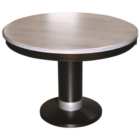 Alcoe Round Single Pedestal Table