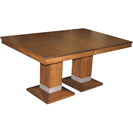 Alcoe Double Pedestal Table