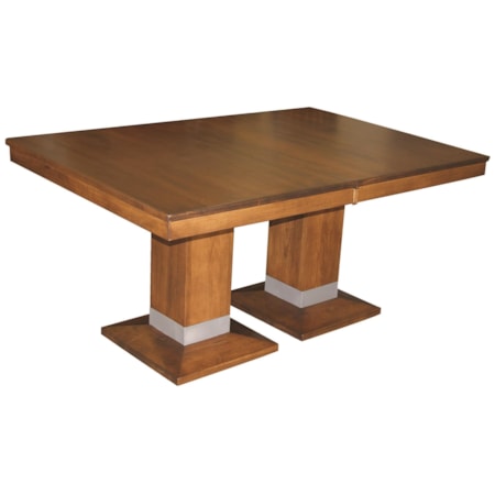 Alcoe Double Pedestal Table