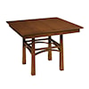 Wayside Custom Furniture Kountry Knob Artesa Single Pedestal Table