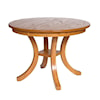 Wayside Custom Furniture Kountry Knob Carlisle Single Pedestal Table