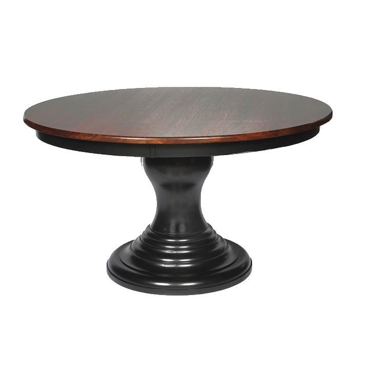Wayside Custom Furniture Kountry Knob Chippewa Single Pedestal Table