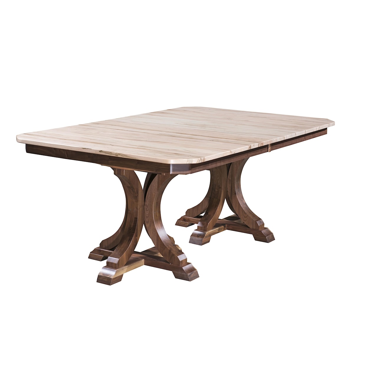 Wayside Custom Furniture Kountry Knob Corsica Double Pedestal Table