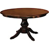 Wayside Custom Furniture Kountry Knob Denver Single Pedestal Table