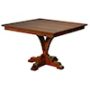 Wayside Custom Furniture Kountry Knob Francis Single Pedestal Table