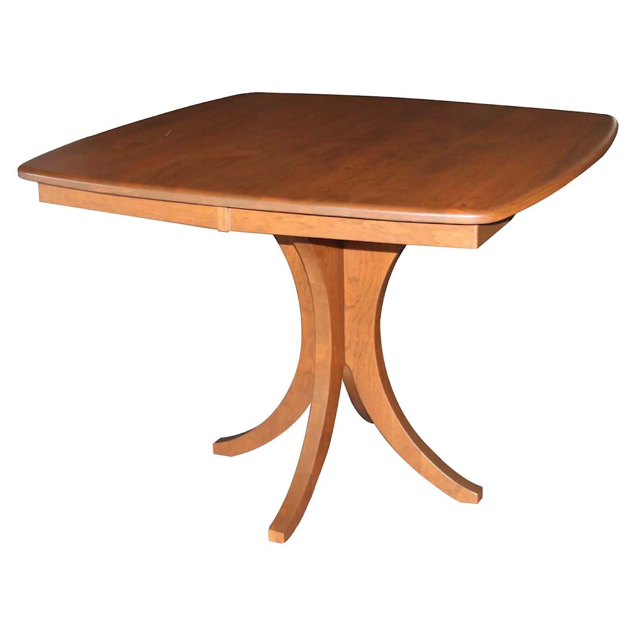 Wayside Custom Furniture Kountry Knob Hudson Single Pedestal Table