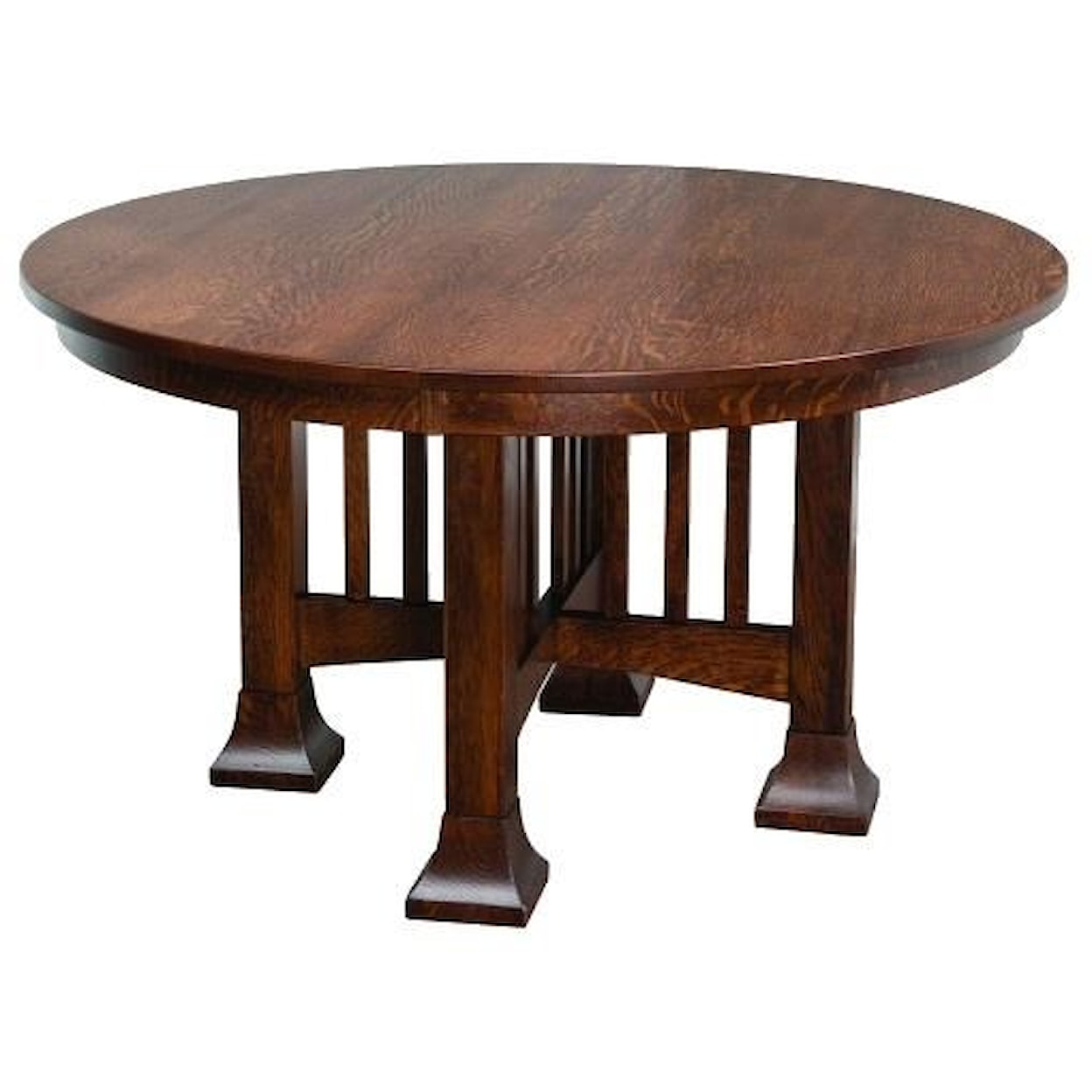 Wayside Custom Furniture Kountry Knob Mesa Single Pedestal Table