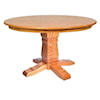 Wayside Custom Furniture Kountry Knob Post Mission Single Pedestal Table