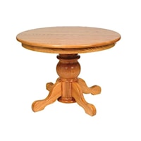 Pot Belly Single Pedestal Table