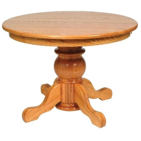 Pot Belly Single Pedestal Table
