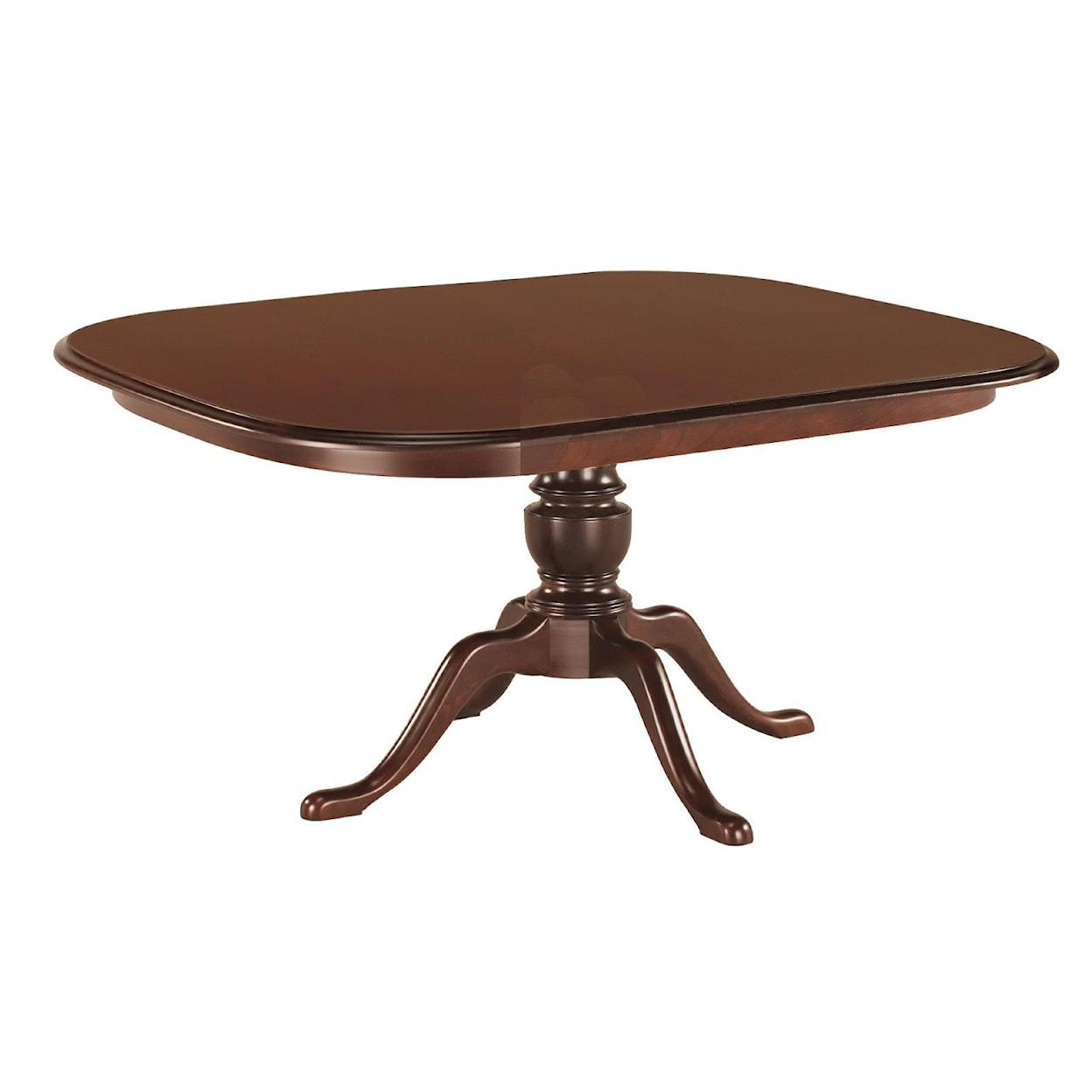 Wayside Custom Furniture Kountry Knob Princeton Single Pedestal Table
